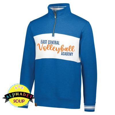 All American quarter zip sweatshirt with 3D embroidery design