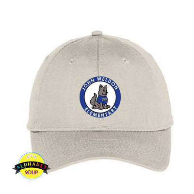 Basic Hat embroidered with the John Weldon logo