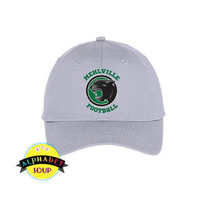 Mehlville football logo on basic hat