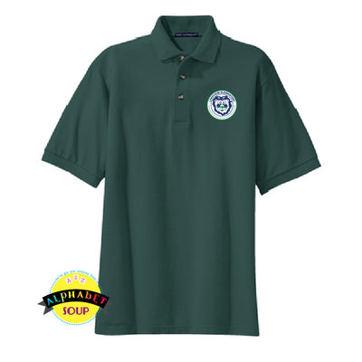 Port Authority Cotton Polo embroidered with the Lakeview Elementary Logo