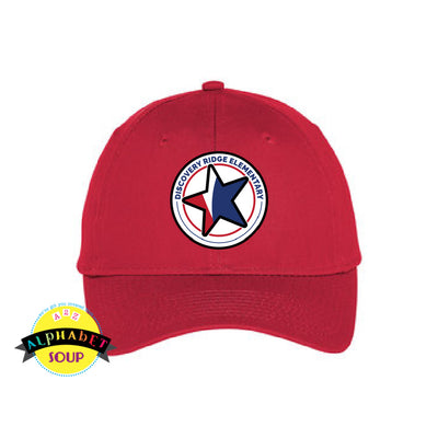Basic Red hat with the Stars logo embroidered