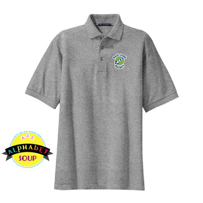 Basic cotton polo with embroidered polo