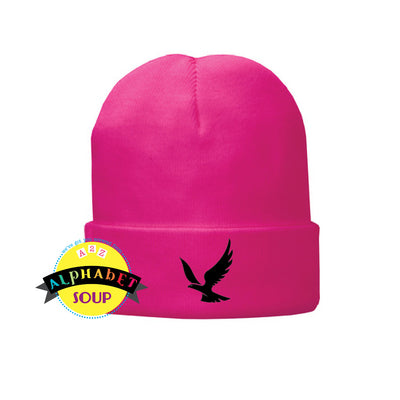 port and co cuff beanie with embroidered falcons logo