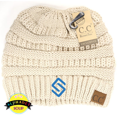 CC Beanie Tail embroidered with Carolina Collaborative Prep logo