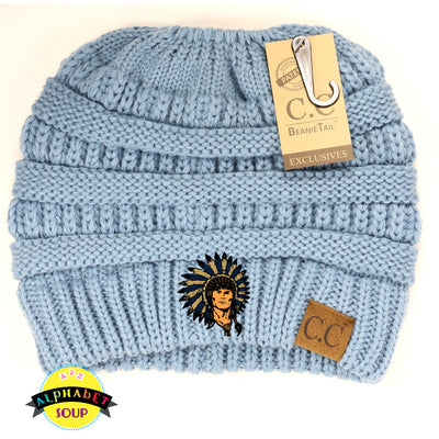 CC Beanie Tail embroidered with the Wentzville Middle School logo.