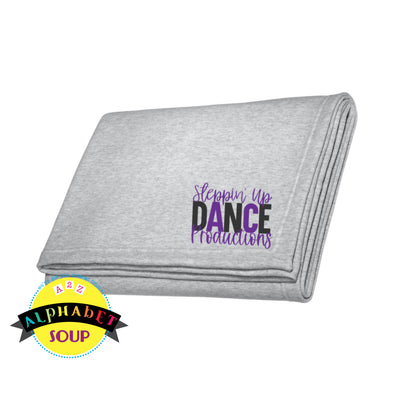 Port and Co sweatshirt Blanket embroidered with the Steppin Up Dance Production design.