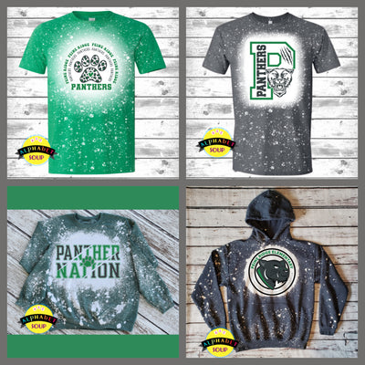 Peine Ridge Bleached tee and sweatshirt Design  collage 