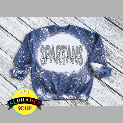 Gildan Bleached Spartan Crewneck sweatshirt