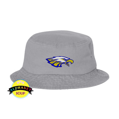 Sportman bucket hat with the Progress South Eagles logo embroidered on it.