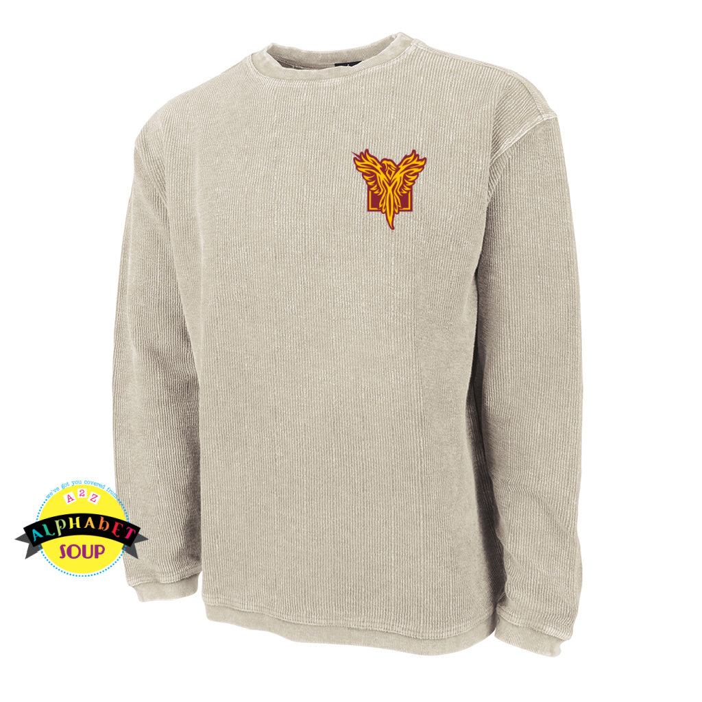 Custom School Apparel Pearce Hall Camden Crewneck Logo Sweatshirt