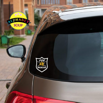 FZE Orchestra logo car decal