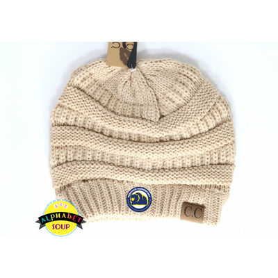 Heritage Elementary CC Beanie Classie with Logo in Beige