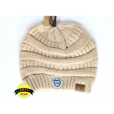 CC Classic Beanie embroidered with the Lakeview Elementary Logo