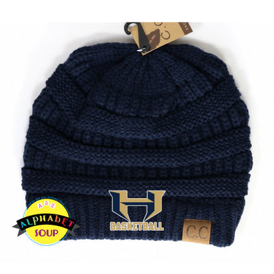 Classic CC beanie with holt basketball logo embroidered on the front