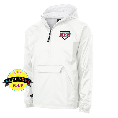 CRA classic lined pullover embroidered with the New Era Baseball Logo