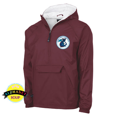 Charles River Apparel Classic lined pullover embroidered with the Stone Creek Elementary logo