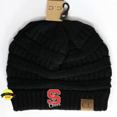 CC Classic beanie embroidered with the FZS Bulldogs Cheer logo