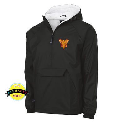 Pearce Hall logo embroidered on the CRA classic lined pullover