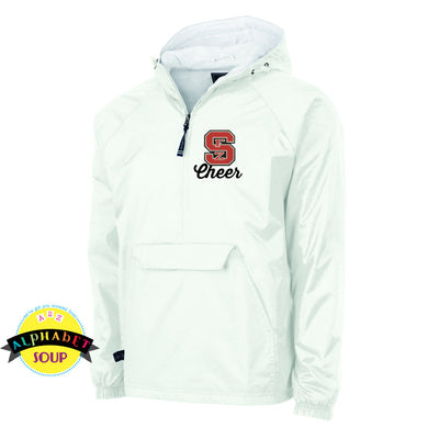 Charles River Apparel Classic Lined Pullover with the FZS Bulldogs Cheer logo embroidered.