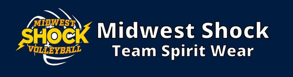 Midwest Shock Volleyball Team Spirit Wear