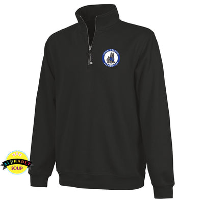 CRA Crosswind 1/4 zip pullover embroidered with the John Weldon Logo