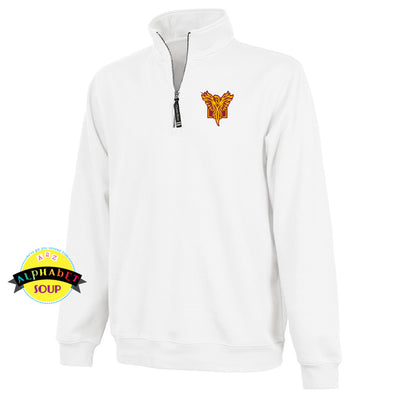 CRA crosswind pullover embroidered with Pearce Hall logo