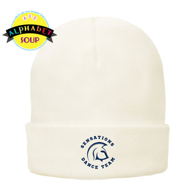 FHC Sensations cuffed beanie in white