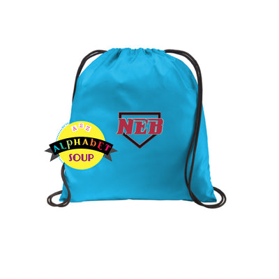 port authority drawstring backpack with new era logo