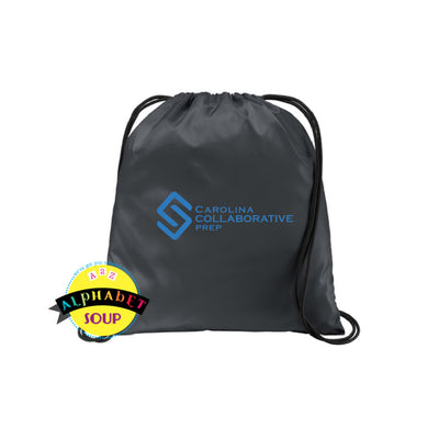 Port authority drawstring bag with CCP logo 