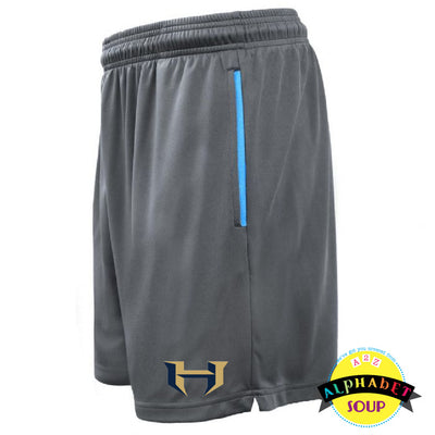 Driveline shorts with the Holt H logo