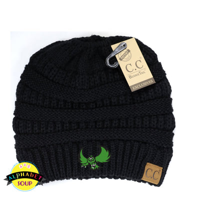 CC beanie tail with silex logo embroidered on front