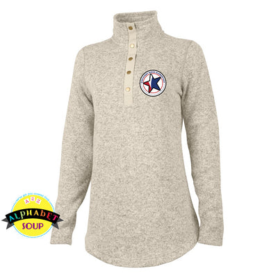 CRA Hingham Fleece Sweater pullover with the Discovery Ridge logo