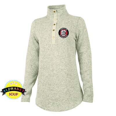 Women's Hingham Tunic with the Castlio Logo embroidered on the left chest.