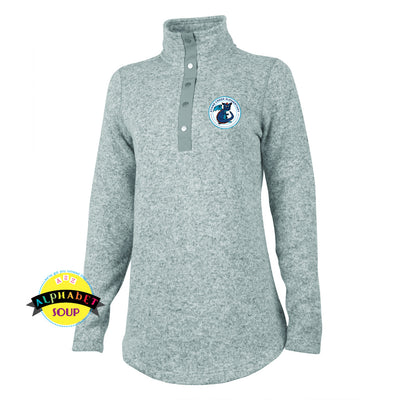 Charles River Apparel Hingham ladies tunic embroidered with the Stone Creek Elementary logo