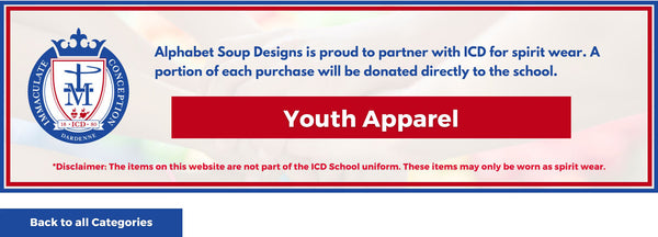 ICD Personalized Youth Apparel. Personalized Spirit Wear