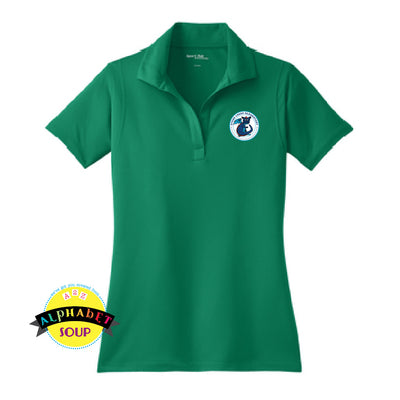 Sport-Tek ladies polo embroidered with the Stone Creek Elementary logo