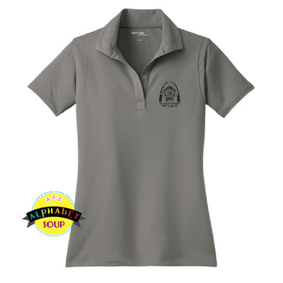 St Louis Police Officers Association logo embroidered on the ladies Sport-Tek performance polo
