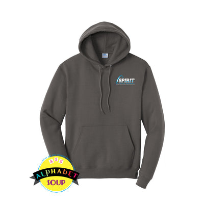 Port & Co hooded sweatshirt with the Spirit Physical Therapy logo