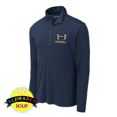 Sport-Tek 1/2 zip pullover with the Holt Football Logo