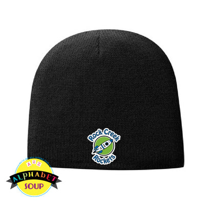 Lined beanie with embroidered logo