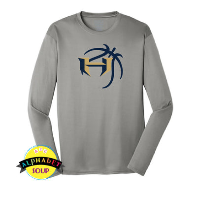 sport tek long sleeve shirt with holt basketball design of your choice 