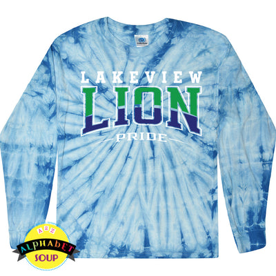 Adult and Youth long sleeve colortone shirt with Lakeview elementary logo of your choice