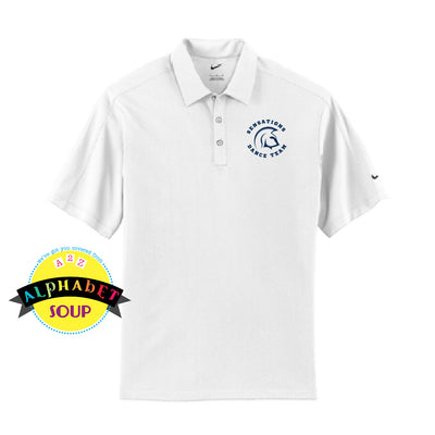 FHC Sensations logo on nike dri fit polo in white