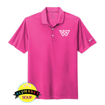 Nike Unisex polo with WWF logo embroidered on the left chest