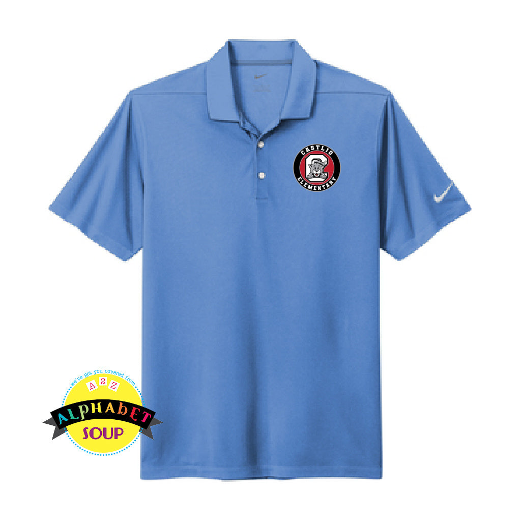 Custom School Spirit Wear | Castlio Elementary Nike Dri-Fit Polo ...