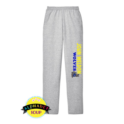 John Weldon logo with pants color of your choice