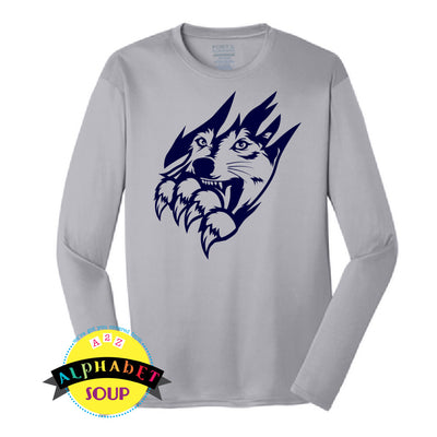 Long Sleeve performance tee with Wentzville South Middle School design