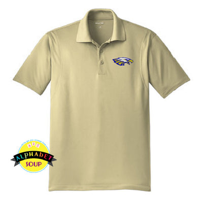 Sport-Tek performance polo embroidered with the Eagles logo.