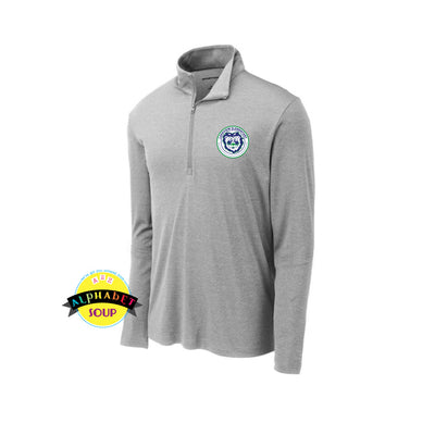 Sport Tech Perfromance 1/4 zip with Lakeview Elementary logo