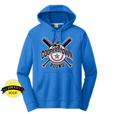 Port & Co Performance Hoodie with the USA Prime Coopers town Bound design